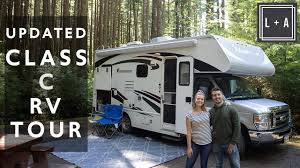 #fulltimervliving #rvlivingtips #seasonalrvliving #rvlifestyleinterviews with long term stay families that live out of their rv full time stationary or move. Our Class C Rv Tour Packed And Loaded For Full Time Rv Living Youtube