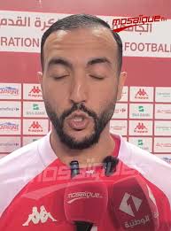 نادر الغندري لاعب المنتخب الوطني التونسي : , "الأجواء ممتازة و حاولنا نحطوا  الملاعبية الجدد في ظروف طيبة "