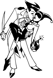 This couple, who has existed since the 90s, has made a big impact in their relatively short history. Free Download Joker And Harley Quinn Coloring Pages