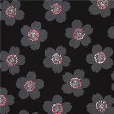 Check out our cherry blossom fabric selection for the very best in unique or custom, handmade pieces from our craft supplies & tools shops. Black With Grey Cherry Blossom Flower Canvas Fabric From Japan Kawaii Fabric Shop