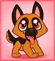 How To Draw A German Shepherd Puppy, German Shepherd Puppy, Step By Step,  Drawing Guide, By Dawn - Dragoart