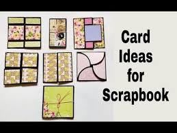 Allow the glue to dry. How To Make Cards For Scrapbook How To Make Scrapbook Pages Requested Video Youtube How To Make Scrapbook Scrapbook Pages Card Making