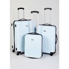 Abs Hardshell 4 Wheel Suitcase Rrp 50 70 71 Liked On Polyvore Featuring Bags And Luggage Best Travel Luggage Wheeled Suitcase Kids Luggage Sets