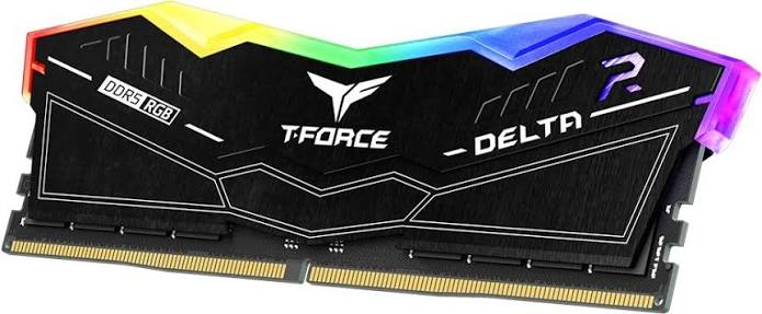 Teamgroup ff3d532g6000hc30dc01 t-force delta rgb 32gb (2x16gb) ddr5-6000mhz  cl30 1. 35v black desktop memory - wootware