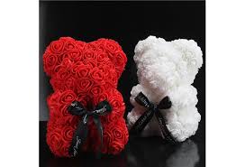 With us, you can send lilies online at the doorstep of the recipient. Artificial Roses Bear Flower 25 Cm High Valentine S Day Gift Rose Teddy Bears 9 Colors Holiday Wedding Flowers Bear Rose Wish