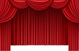 Red Theater Curtains Png Clip Art