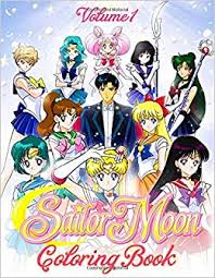 Sailormoon coloring pages 98 printable coloring page. Sailor Moon Coloring Book Over 50 Sailor Moon Illustration Funny Coloring Book For Japanese Anime Fans Vol 1 Girls Books Anime 9781703200775 Amazon Com Books