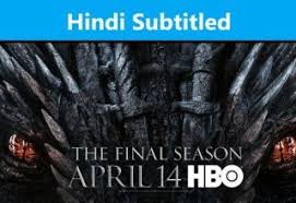 Free Download Game Of Thrones Season 8 Hindi Subtitles Full Episodes 720p Watch Game Of Thrones Fantasy Romance Subtitled