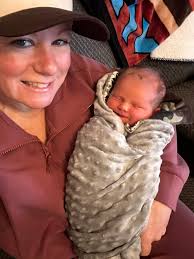 💛 We got to meet our newest great-nephew today ~Joshua Dean! He's  literally the most perfect, happy little guy. I'm so proud of my niece  Makayla and Jayton they're already amazing parents.