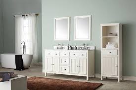 Avanity Hamilton Double 61 Inch Transitional Bathroom Vanity French White