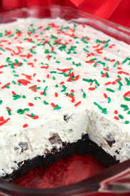 Peppermint Marshmallow No Bake Dessert Recipe No Bake Desserts Christmas Desserts Desserts