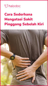 Sakit pinggang menjadi keluhan yang sering dialami banyak orang khususnya yang selalu aktif dalam bekerja atau mereka yang sudah memasuki usia lanjut. Adakah Obat Untuk Mengatasi Sakit Pinggang Sebelah Kiri