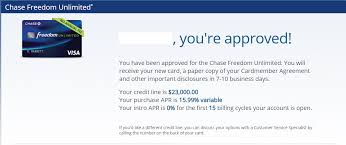 8 chase ink business unlimited card top features. Chase Freedom Unlimited Approval Wow Myfico Forums 5112026