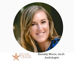 Meet Kassidy Moore, Au.D, who leads our amazing Audiology team! Kassidy  grew up in Denver City, Texas and graduated with a bachelor's degree in  speech, language and hearing sciences from Texas Tech