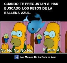 Así que tranquilo, si te reis con alguno de éstos. Galeria No Puedes Perderte Los Mejores Memes Del Juego Macabro La 039 Ballena Azul 039 Diario Record Scoopnest