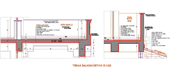 teras balkon detayi teras balkon cati
