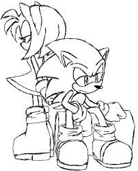 Free printable sonic the hedgehog amy rose coloring in sheets for boy. Sonic The Hedgehog Amy Rose Coloring Pages