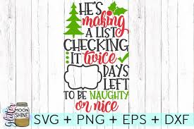Christmas window with advent calendar. Santa Christmas Countdown Svg Dxf Png Eps Cutting Files 122432 Svgs Design Bundles