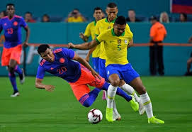 My heart, oh my poor heart. Neymar Marca No Retorno Mas Brasil So Empata Com A Colombia Esportes R7 Futebol