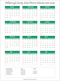 Hillsborough County Christmas Break 2022 Hillsborough County School District Calendar Holidays 2021-2022