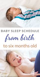 How much do babies sleep? Birth To Six Month Babywise Schedule The Journey Of Parenthood