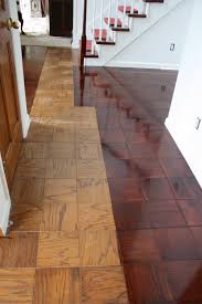 Living Quarters On A Dime Refinishing Floors Flooring Oak Parquet Flooring