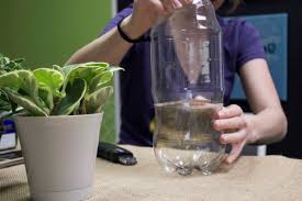 You can make fake water in a terrarium by using candle gel wax like this. Plastic Bottle Terrarium Soda Bottle Terrarium Soul Flower Blog