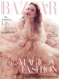 Harper S Bazaar Uk Back Issue March 2019 Digital In 2021 Lily James Harpers Bazaar Magazine Harpers Bazaar Covers