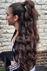 Among all the ponytail styles, we couldn't simply skip this wavy elegant one. 35 Miraculous Ideas For Half Ponytail Upgrade Lovehairstyles