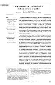 Licenciement sans cause r?elle et s?rieuse dommages et int?r?ts. Http Ledroitouvrier Cgt Fr Img Pdf 201712 Doctrine Wolmark Pdf