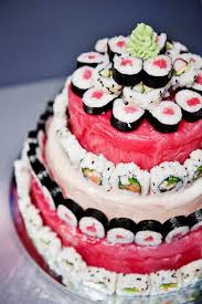 Sushi Wedding Cake Please Sushi Cake Wedding Cake Alternatives Sushi Recipes