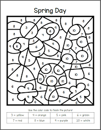 Free Printable Color By Number Coloring Pages Best Coloring Pages For Kids Color By Number Printable Spring Coloring Pages Kindergarten Coloring Pages