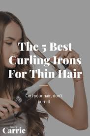 Hold the iron in place for 8 to 20 seconds. Best Curling Iron For Fine Hair Hairy Carrie Good Curling Irons Curling Fine Hair Best Curling Iron For Fine Hair