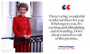 Help us translate this quote. Nancy Reagan Quotes