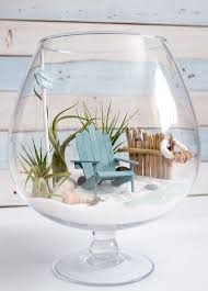 Sommerdeko Im Glas Basteln Ideen Fur Mini Strand Deko In 2020 Feengarten Sommerdeko Luftpflanzen