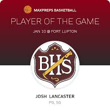 Joshua Lancaster's High School Career Home