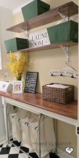Diy Charming Laundry Room Makeover Laundry Room Tables Laundry Room Makeover Laundry Room Shelves