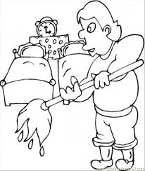 Various coloring pages for kids, and for all who are interested in coloring pages, can get amazing pictures easily through this portal. Husband Cleans The Kids Room Coloring Page For Kids Free Furnitures Printable Coloring Pages Online For Kids Coloringpages101 Com Coloring Pages For Kids