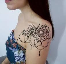 Best Tattoo Mandala Shoulder Design Flower 24 Ideas Henna Tattoo Shoulder Lace Tattoo Shoulder Tattoos For Women