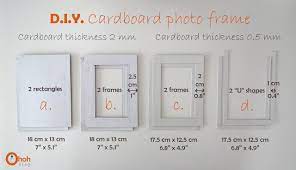 Create fun frames from cardboardthank you so much for watching. Diy Cardboard Photo Frame Ohoh Deco