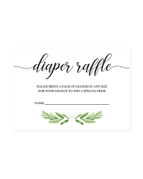 Greenery Baby Shower Diaper Raffle Ticket By Littlesizzle Diaper Raffle Diaper Raffle Tickets Gender Neutral Baby Shower