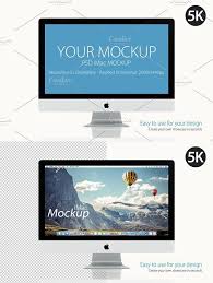 Mockup Apple Imac On White Imac Mockup Mockup Templates