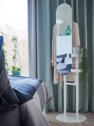 Lierskogen Kleiderstander Mit Spiegel Weiss 50x185 Cm Ikea Deutschland Ikea Innenraum Schone Schlafzimmer Schlafraum
