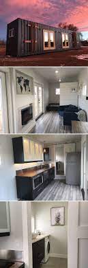 Container House The Intellectual Is A 320 Square Foot Shipping Container Tiny House With A Building A Container Home Tiny House Plans Container House Design