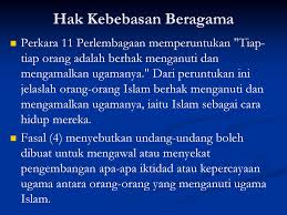 Sebenarnya, tiada kebebasan beragama di malaysia. Islam Dan Melayu Dalam Perlembagaan Malaysia Ppt Download