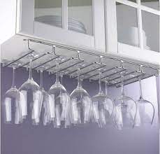 Easy to install under my cabinet, hold 6. Diy Ikea Bar Hack My Lifestyle Memoir Wine Glass Storage Hanging Wine Glass Rack Wine Glass Hanger