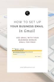 How To Set Up Your Business Email On Gmail Byrosanna Squarespace Website Design Branding Uk Business Emails Business Email Address Business