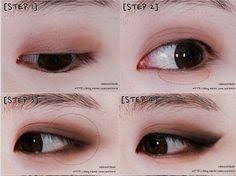 Korean Makeup Info Rosewater Or Cucumbers Are Fantastic To Erase Dark Circles Under The Eye Brown Eye Makeup Tutorial Eye Makeup Tutorial Kpop Makeup Tutorial