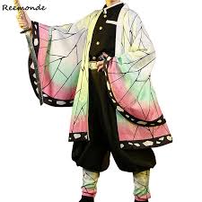 Demon slayer/kimetsu no yaiba episode 21 reaction fr ! Anime Demon Slayer Kimetsu No Yaiba Kimono Kochou Shinobu Cosplay Costume Women Butterfly Coat Shirt Pants Uniform Girl Clothes Anime Costumes Aliexpress