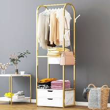 Maybe you would like to learn more about one of these? Coat Hanger Bedroom Clothes Rack White Marble Gold Color Shelf Luggage Carrier Household Clothes Frame Shopee Singapore